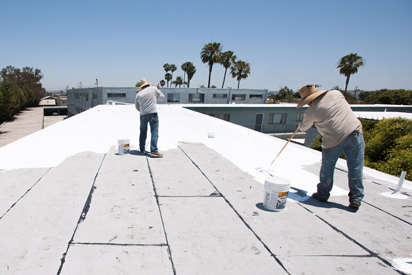 cool roof coating commercial property