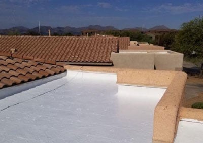 flat roof repair and coating